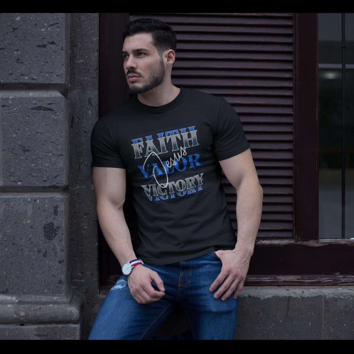 Buy 'Faith Valor Victory' Powerful T-shirt | Declare Your Faith at Eden Legacy